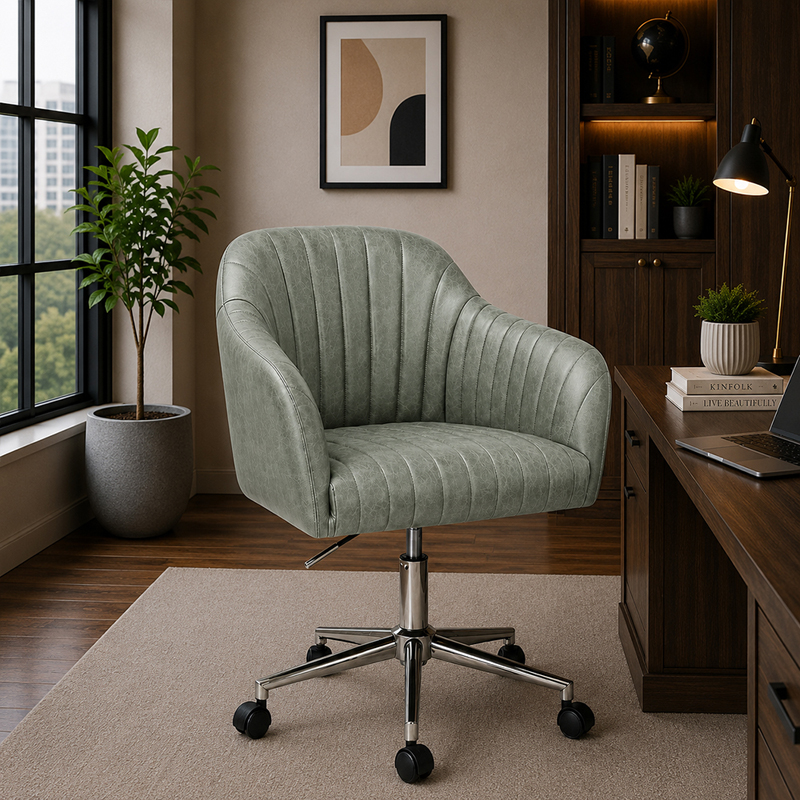 Lorcan Comfort Office Chair - Sage Green