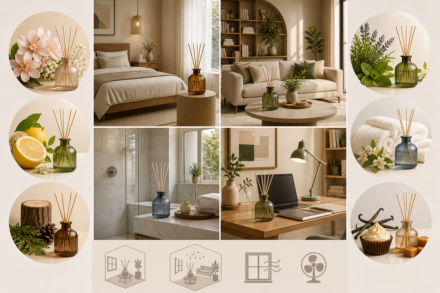 Light Diffuser Types Best Diffuser Oil Scents for Every Room: Practical Guide | Vaaree