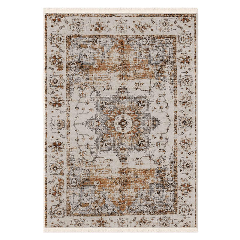 Chinar Bloom Anti Slip Kashmiri Carpets - 3 x 5 ft