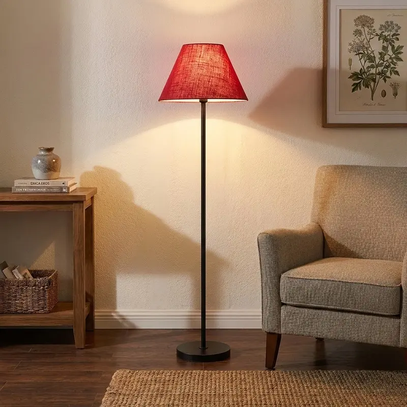 Ruby Heritage Jute Floor Lamp