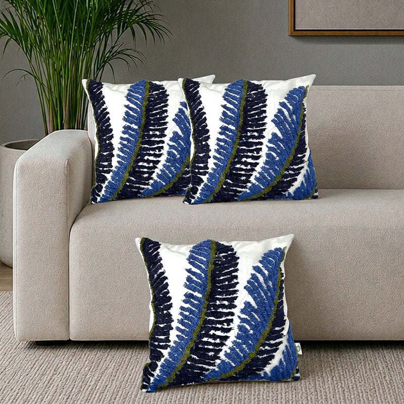 Dream Weft Tufted Cushion Cover Set - Set Of Three