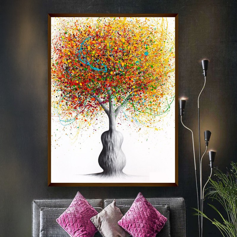 Chitarra Canvas Wall Painting