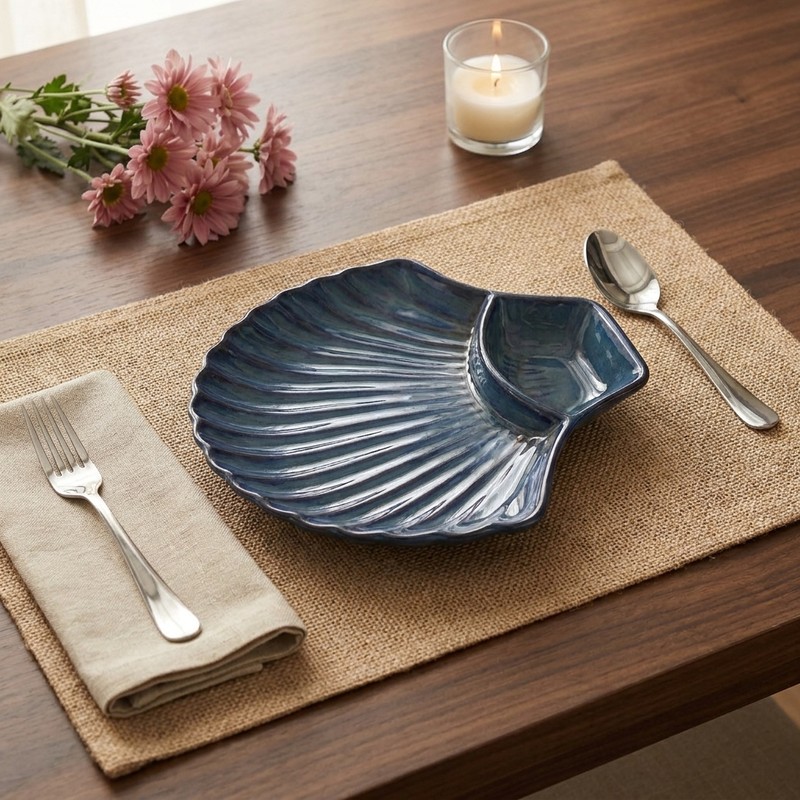 Chef's Choice Ceramic Platter - Blue - Deafult Title