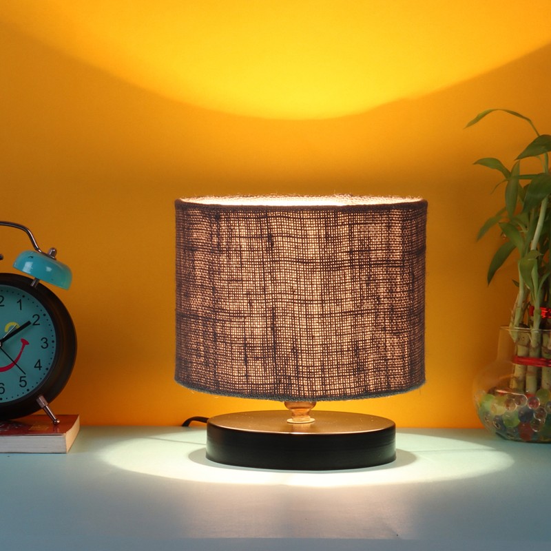 Viriditas Wooden Table Lamp - Grey