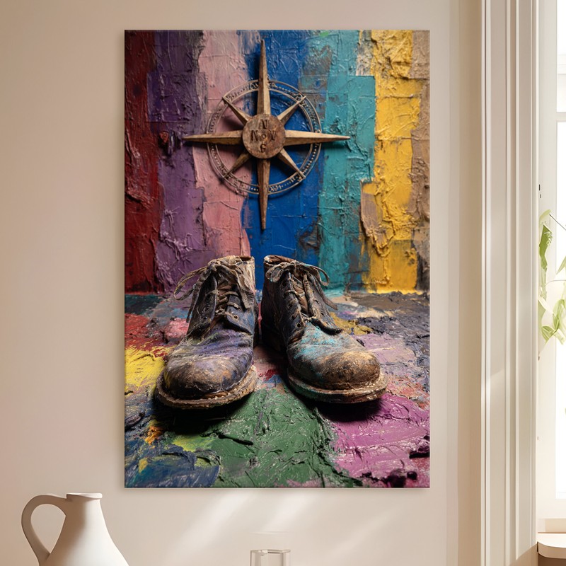 Explorer's Path Gallery Wrapped Canvas Wall Painting
