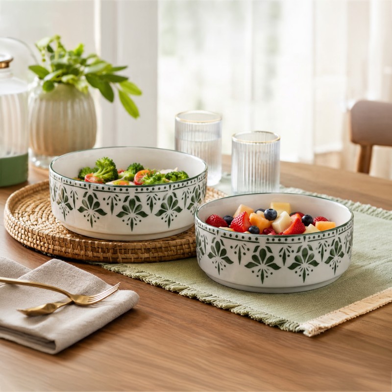 Giardino Salad Bowls (600 mL Each) - Set of Two