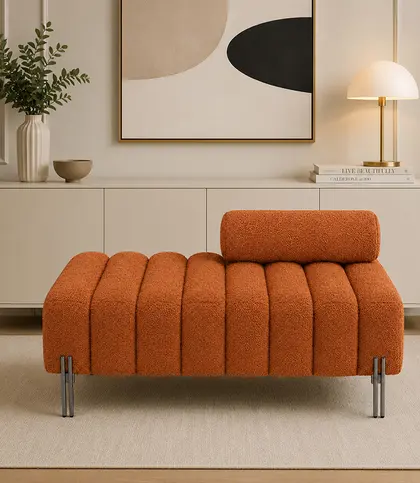 Boucle Fabric · Metal