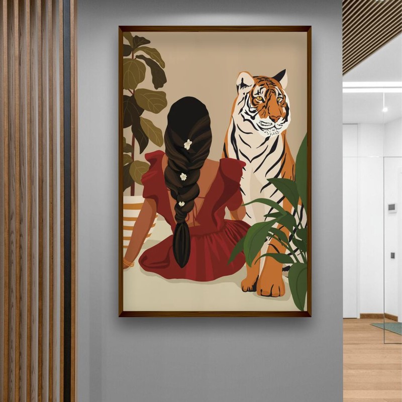 Tigridia Canvas Wall Painting