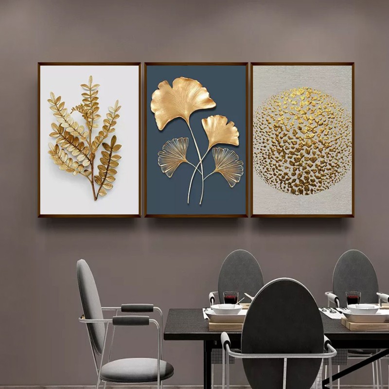 Triadica Canvas Wall Painting - Set of Three