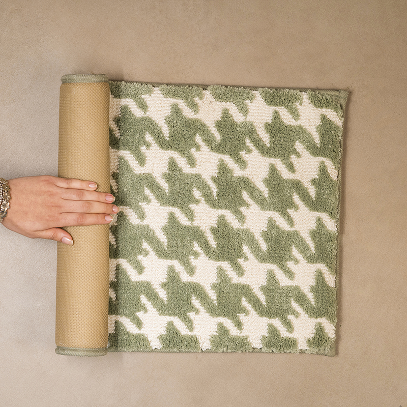 The Cadence Anti-Skid Bath Mat - Green - 40 x 60 cm