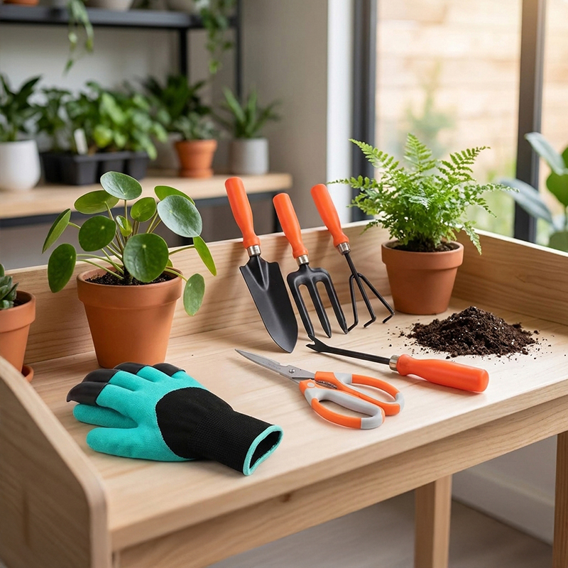 Terra Care Metal Garden Tools - Set of Six