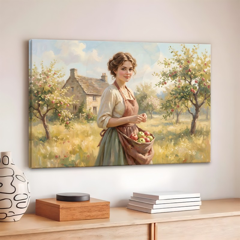 Blossoms to Harvest I Canvas Wall Art - 380 GSM