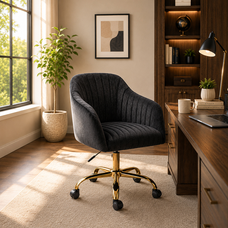Caden Ergonomic Executive Office Chair - Black