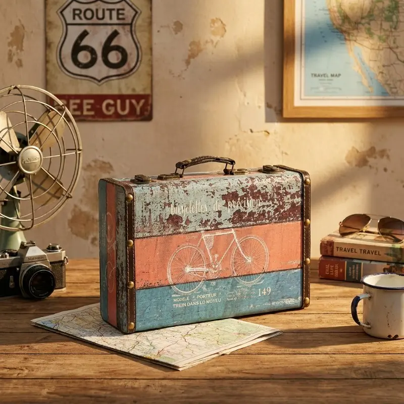 Travel Nest MDF & Canvas Storage Box