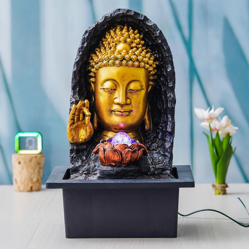 Mystic Buddha LED Fountain