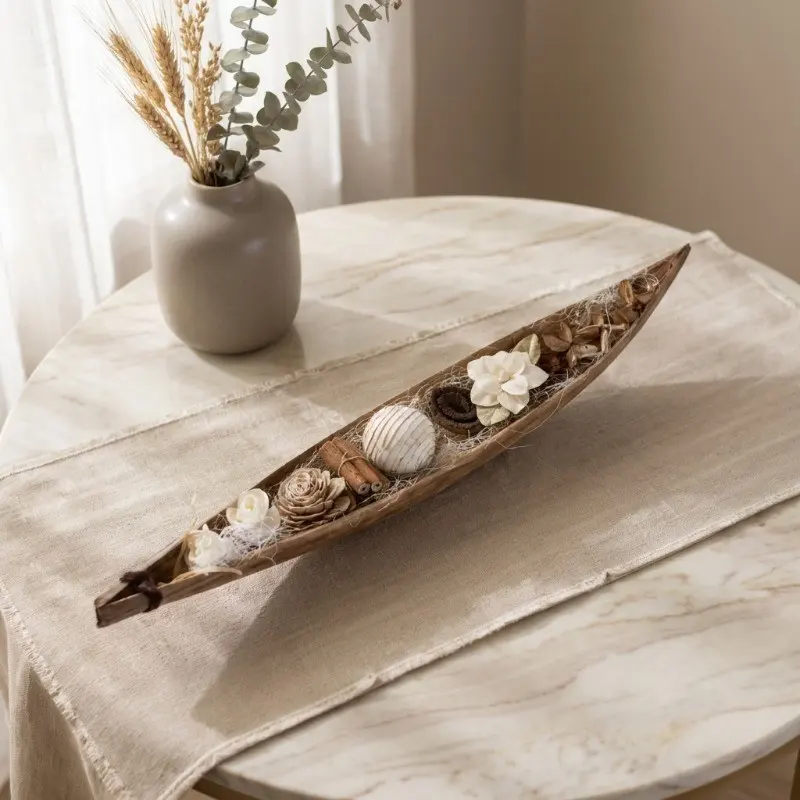 Earth-Tone Sola Wood Artificial Flowers