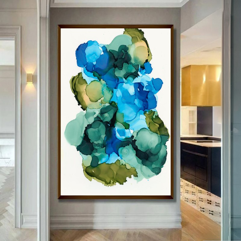 Interfluve Canvas Wall Painting