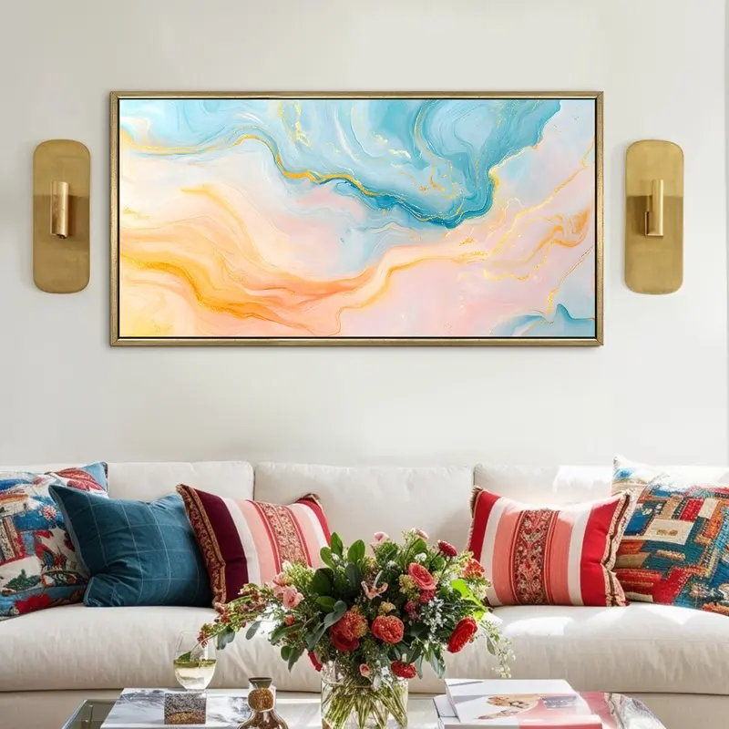 Ocean Breeze Abstract Canvas Wall Painting