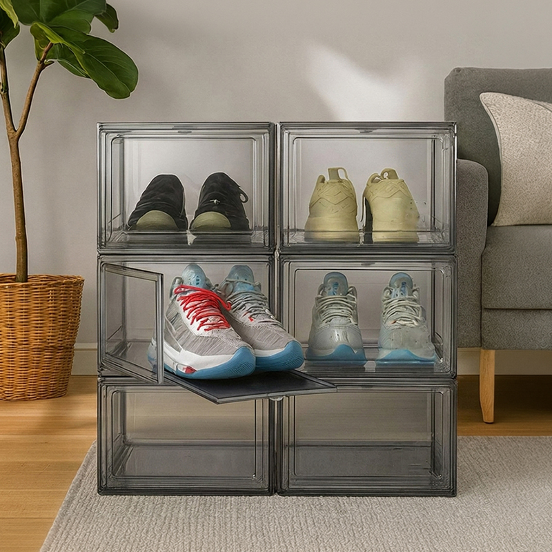 Orion Freestanding Shoe Racks - Set of Six