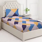 Queen Fitted Geometric Bedsheets category