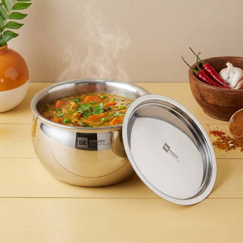 DumPot Triply Handi With Lid - 2000 mL - 2000 mL