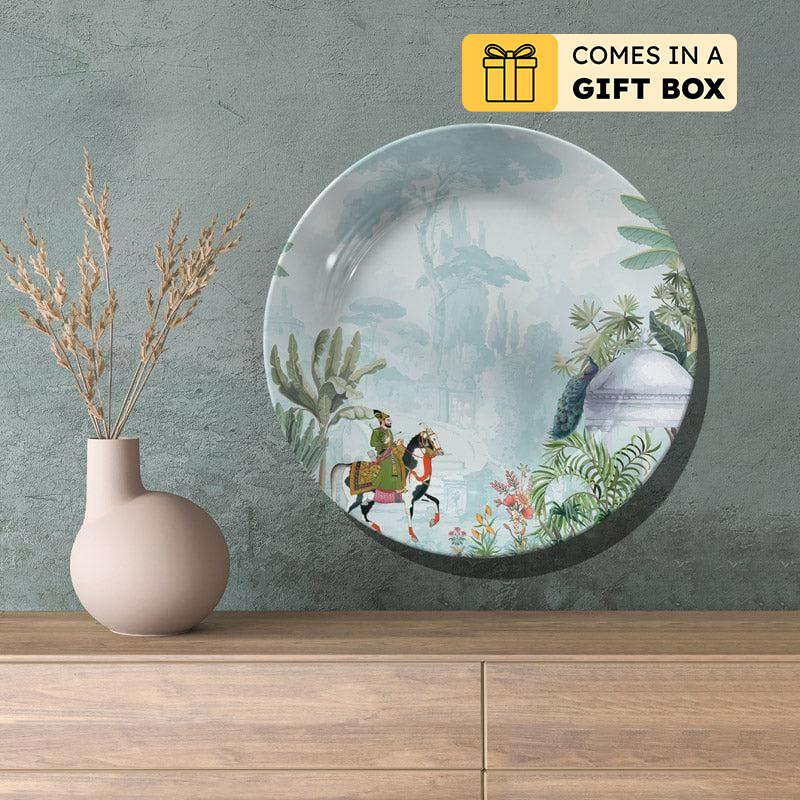 Shivaji Riding Wall Plate - Medium