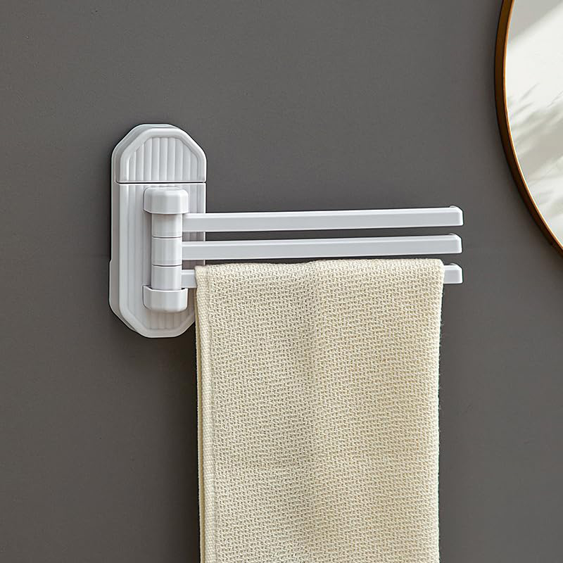 Aero Fold Plastic Towel Hanger - White