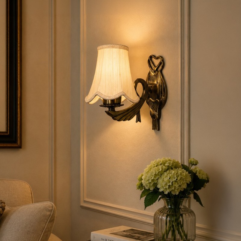 Aurevane Cotton Wall Lamp - White