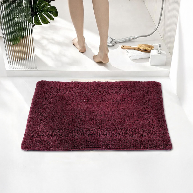 Ette Bathmat - Maroon - 16 x 24 inches