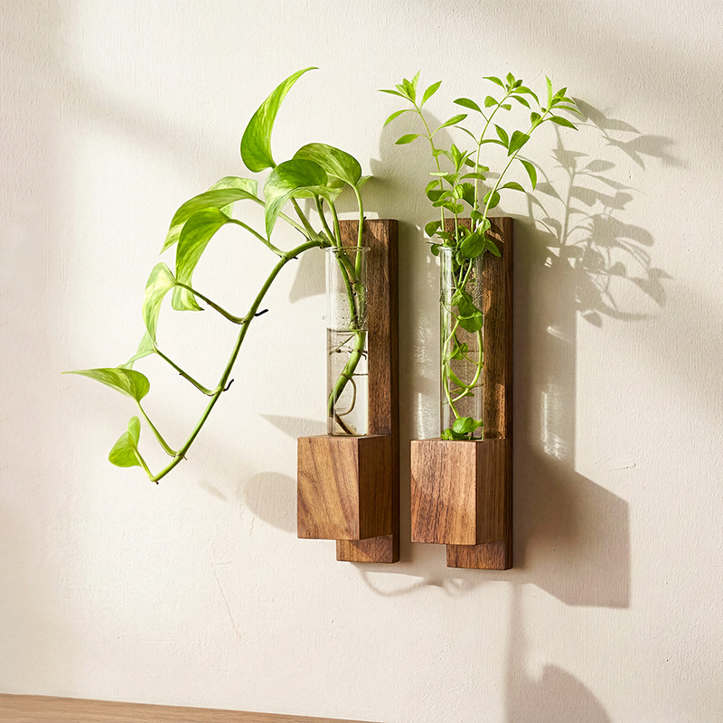 Hanging Grove Wooden Planter