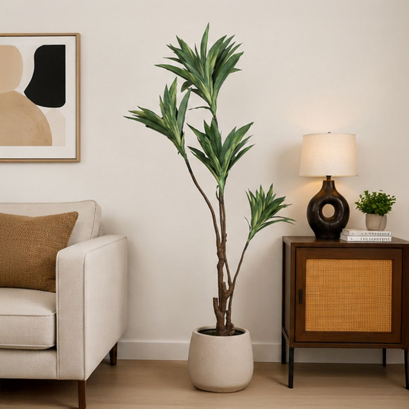 153 cm (5 ft) Verdant Rise Artificial Dracaena Tree