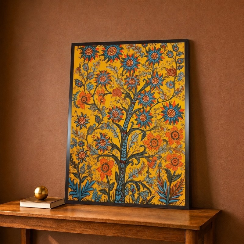 Sunflower Tree Canvas Wall Painting