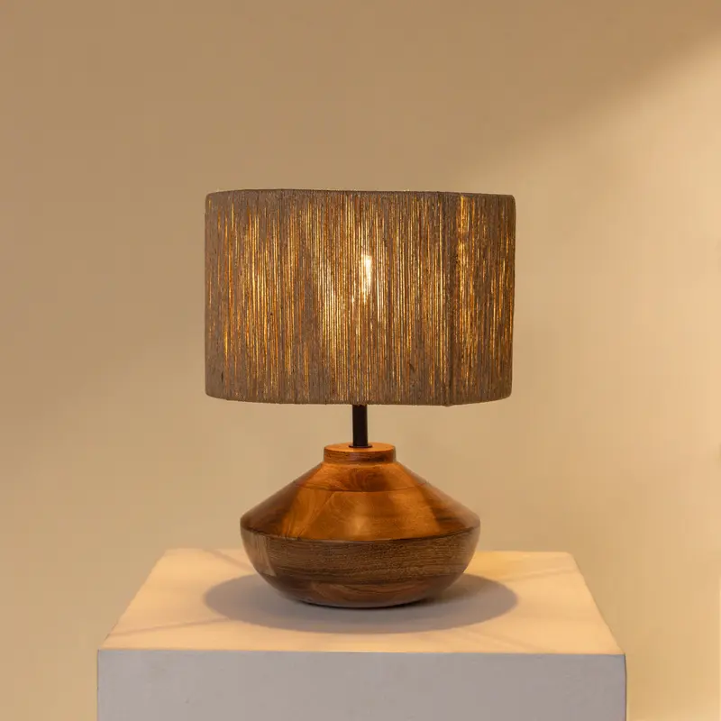 Fig Living Faith Jute Table Lamp - Brown