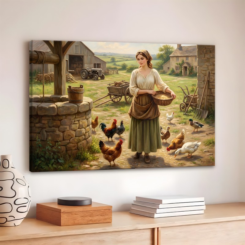 Care & Companionship Canvas Wall Art - 380 GSM
