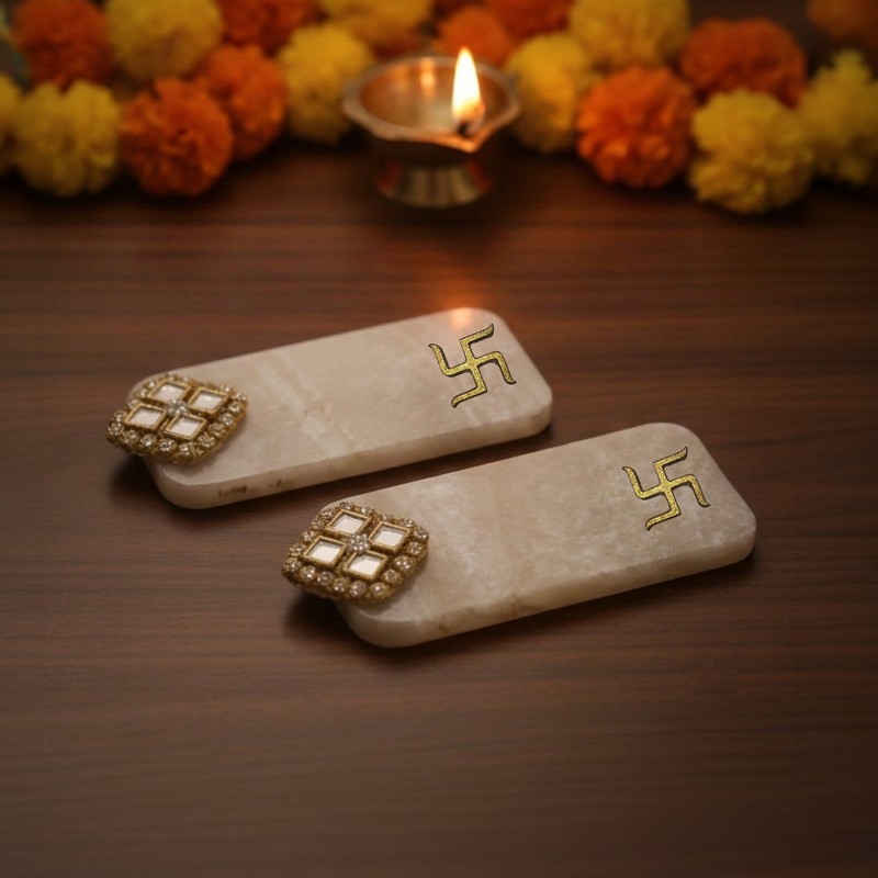 Swastik Serenity Wall Accent - Set of Two