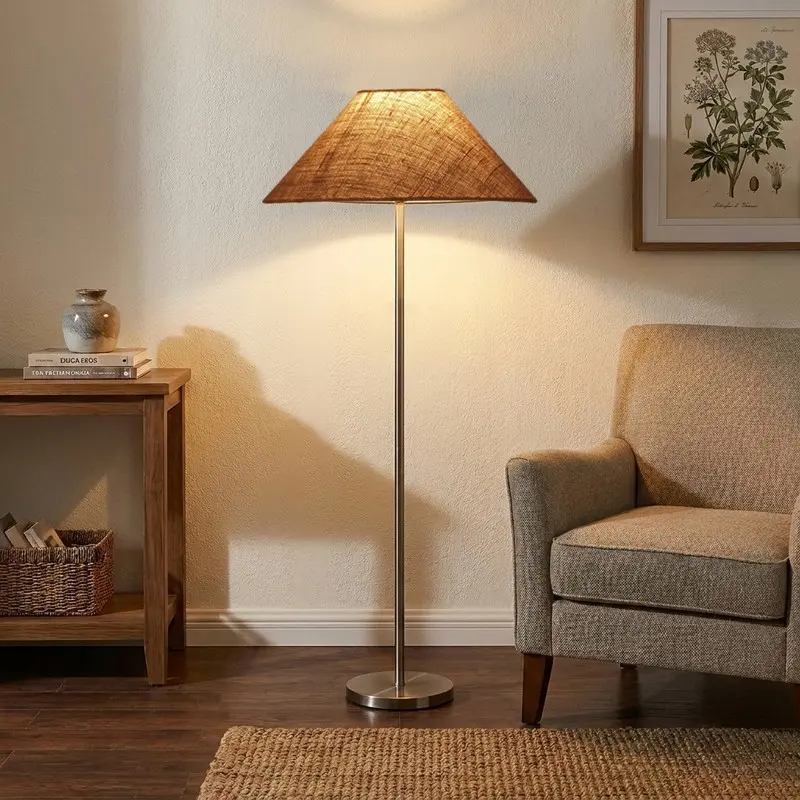 Natural Crest Jute Floor Lamp