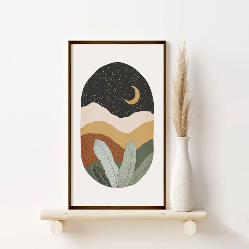 Crescentia Canvas Wall Painting
