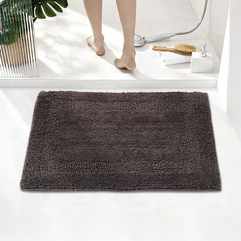 Ette Cotton Bathmat - Brown - 16 x 24 inches