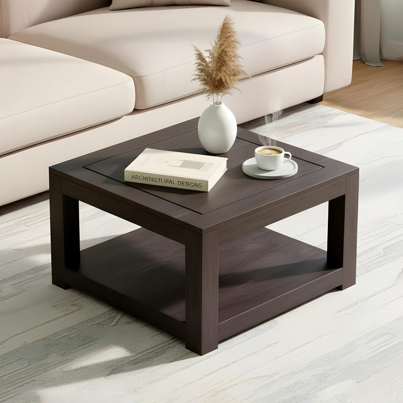 Frixon Sheesham Wooden Center Table - Taupe