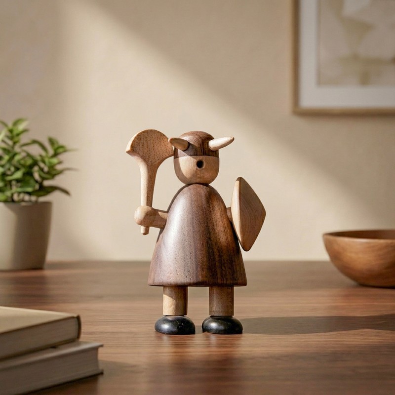 Guardian of Valor Wood Showpiece