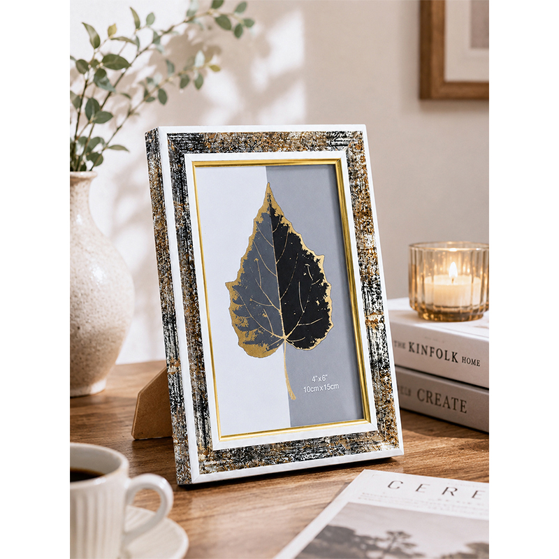 Classic Heirloom Picture Photo Frames - White,Gold