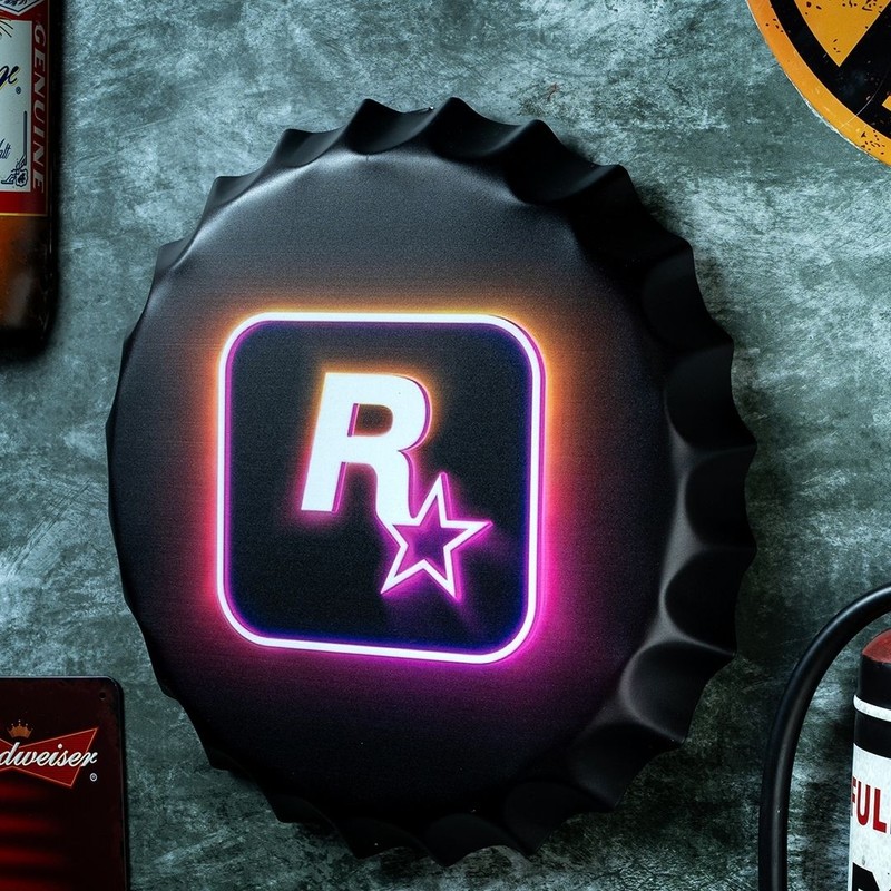 Rockstar Metal Wall Accent