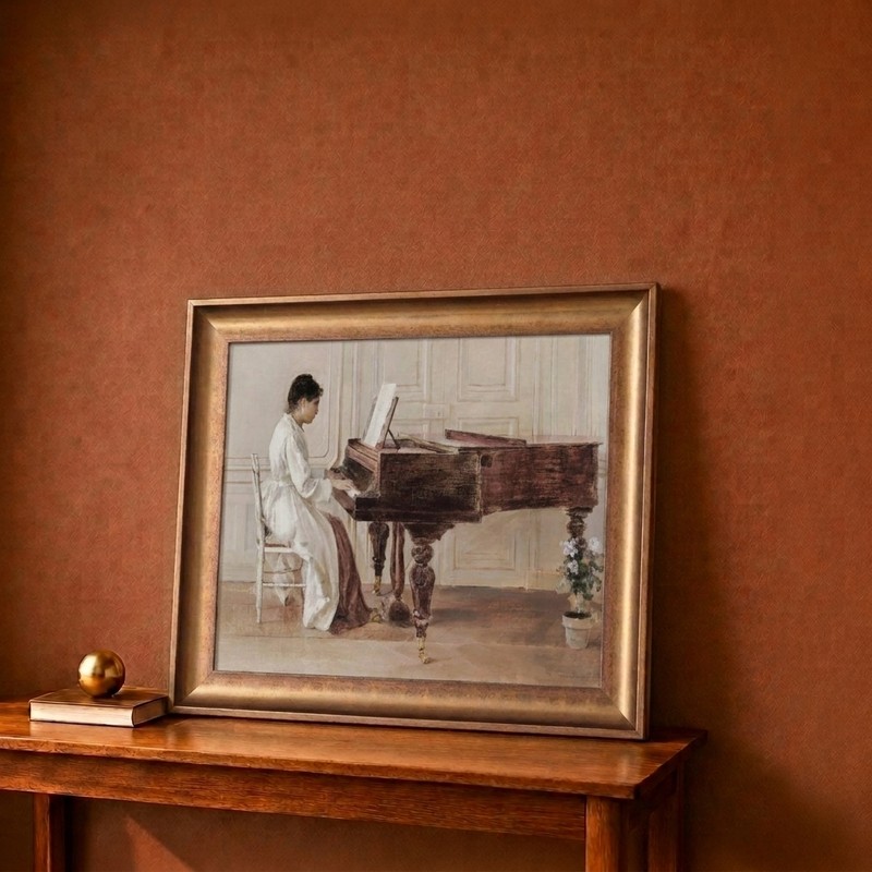 Piano Recital Canvas Wall Painting