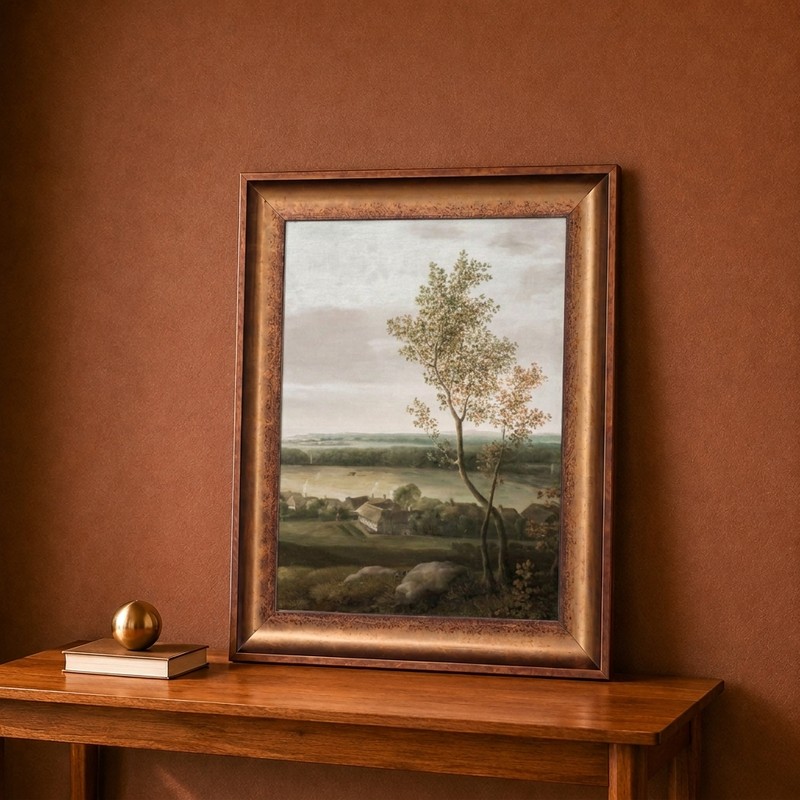 Riverside Vista Canvas Wall Painting