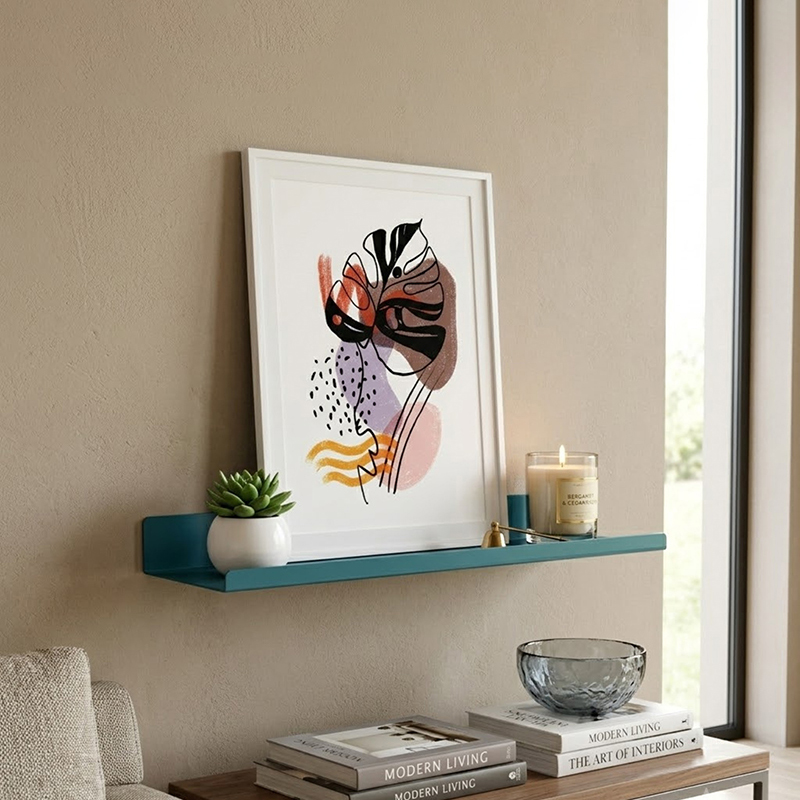 Strong Edge MDF Shelves - Blue