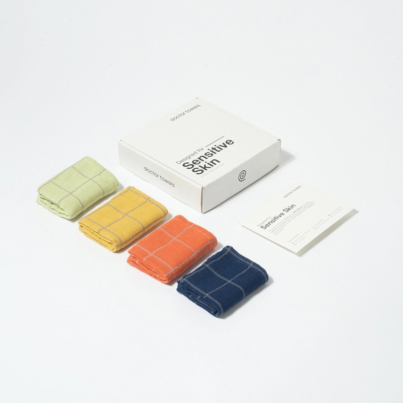 Olive Breeze Banana Fibre Blend Hand Towel - Set of Four - 30 x 30 CM