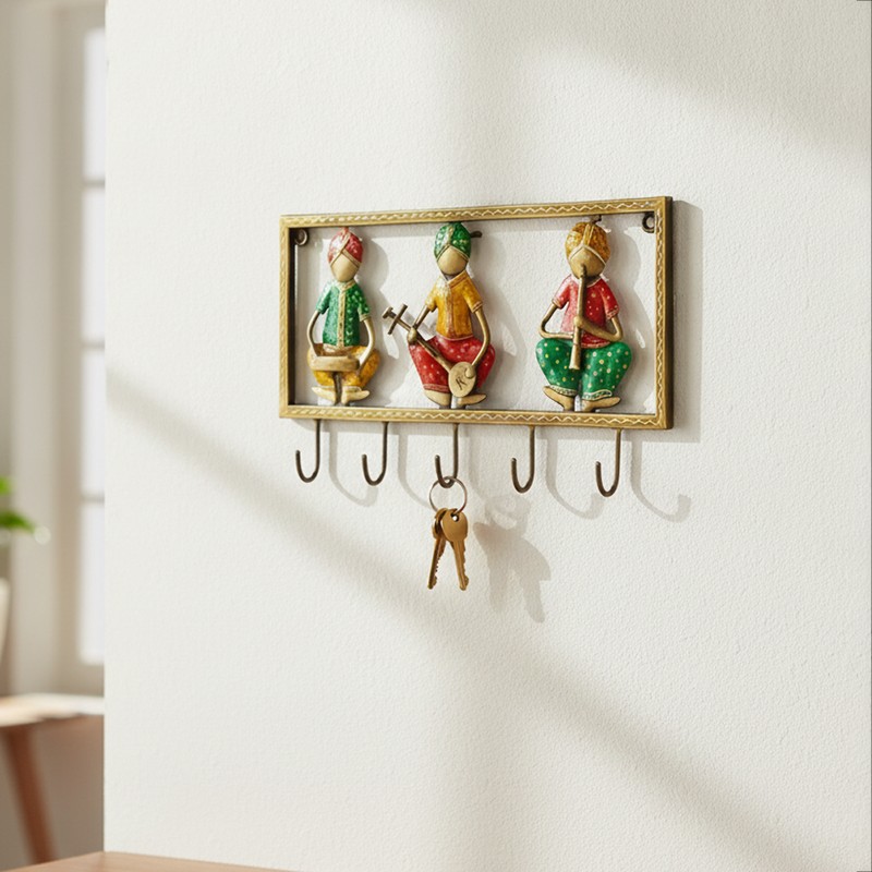 Wall Trove Metal Hooks & Key Holders