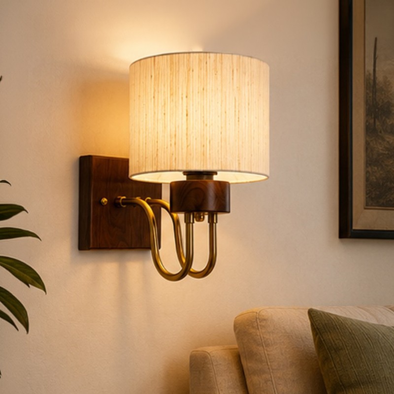 Aurevia Loop Cotton Wall Lamp - Off White