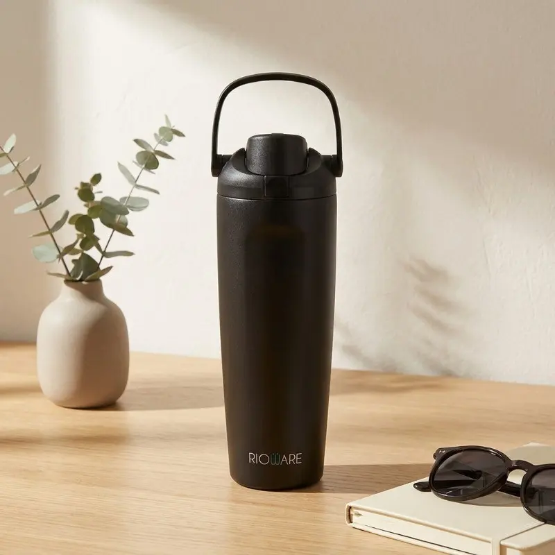 Rioware Novae Inslulated Stainless Steel Tumbler (900 mL) - Black