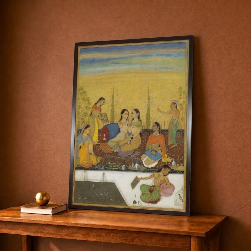 Palace Gathering Canvas Wall Painting